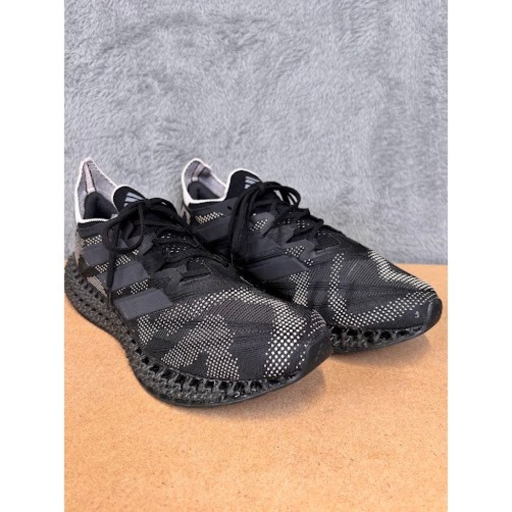 Adidas 4DFWD Pulse Womens Running Shoes Black White 3D Printed Midsole Size 10.5